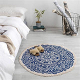 Tapis de Salon Rond<br> Marocain