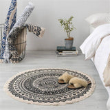 Tapis de Salon Rond<br> Marocain