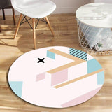 tapis rond forme original