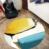 Tapis tache de couleur sobre et original