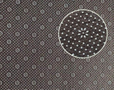 Le dessous de ce Tapis rond motif floral