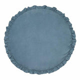 tapis rond moelleux vert