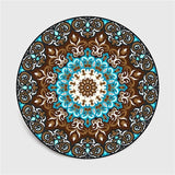 originale tapis rond mandala