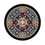 joli dessin de ce tapis rond