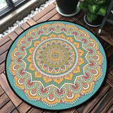 tapis mandala floral