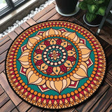 Tapis rond mandala