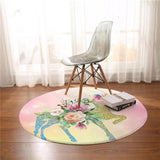 tapis de salon licorne clair