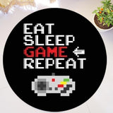 Tapis de gamers rond