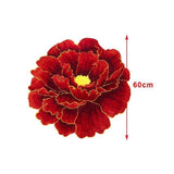 Taille de tapis rond fleur