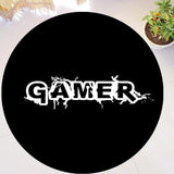 Tapis avec marquer gamer au centre