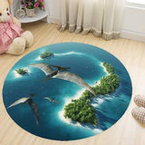 Tapis rond inausaure