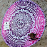 Rose tapis mandal