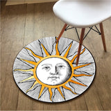 tapis de salon avec soleil
