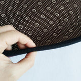 Tapis rond démnstration d'épaisseur avec cousinet en caoutchouc