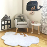 Tapis nuage blanc