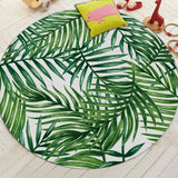 Tapis de salon rond très beau et avec de belles couleurs sur ce beau tapis de salon