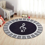Tapis rond musique