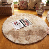 Couleur beige de ce super tapis rond