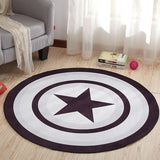 Tapis rond étoile
