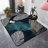 tapis de salon contemporain et design style plume