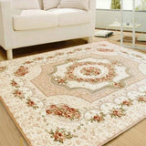 tapis de luxe salon couleur beige