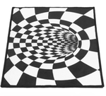 Variante de photo du tapis illusion otpique trou