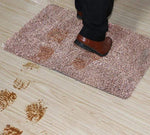 trace de pas absorber par le tapis absorbant porte d’entrée 