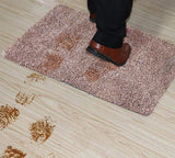 trace de pas absorber par le tapis absorbant porte d’entrée 