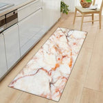 Joli tapis de cuisine effet marbre