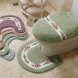 tapis pour les toilettes en U et avec le couvercle 