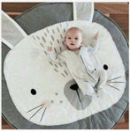 tapis de chambre bébé avec le dessin de lapin 