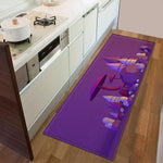 Ville violette pour ce tapis de cuisine 