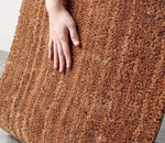 textutre agréable de ce tapis en coco