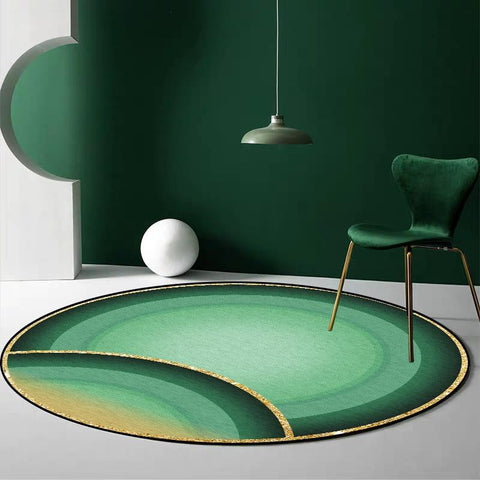 Tapis rond chic sobre