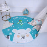Tapis rond ourson 