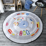 Tapis rond route rond point