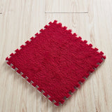 pièces de tapis puzzle rouge