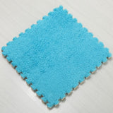 pièce de puzzle bleu pour assortiment d'un tapis