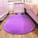 tapis de couleur violet pour ce tapis de chambre 