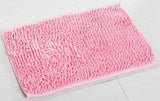 Tapis de salle de bain microfibre rose