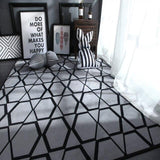 Forme geométrique tapis de salon