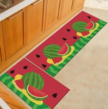 Pasteque tapis de cuisine avec comme imprimer des pasteque