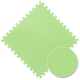 Le vert est la couleur de cette pièce de puzzle tapis